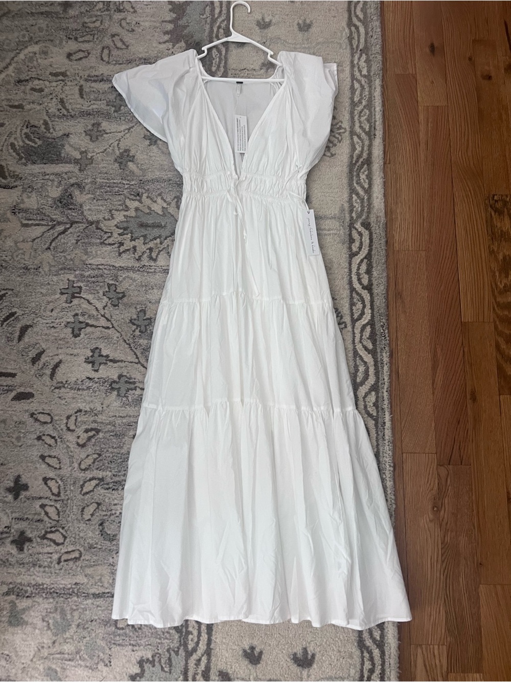 Young Fabulous Broke White Maxi Dress NWT